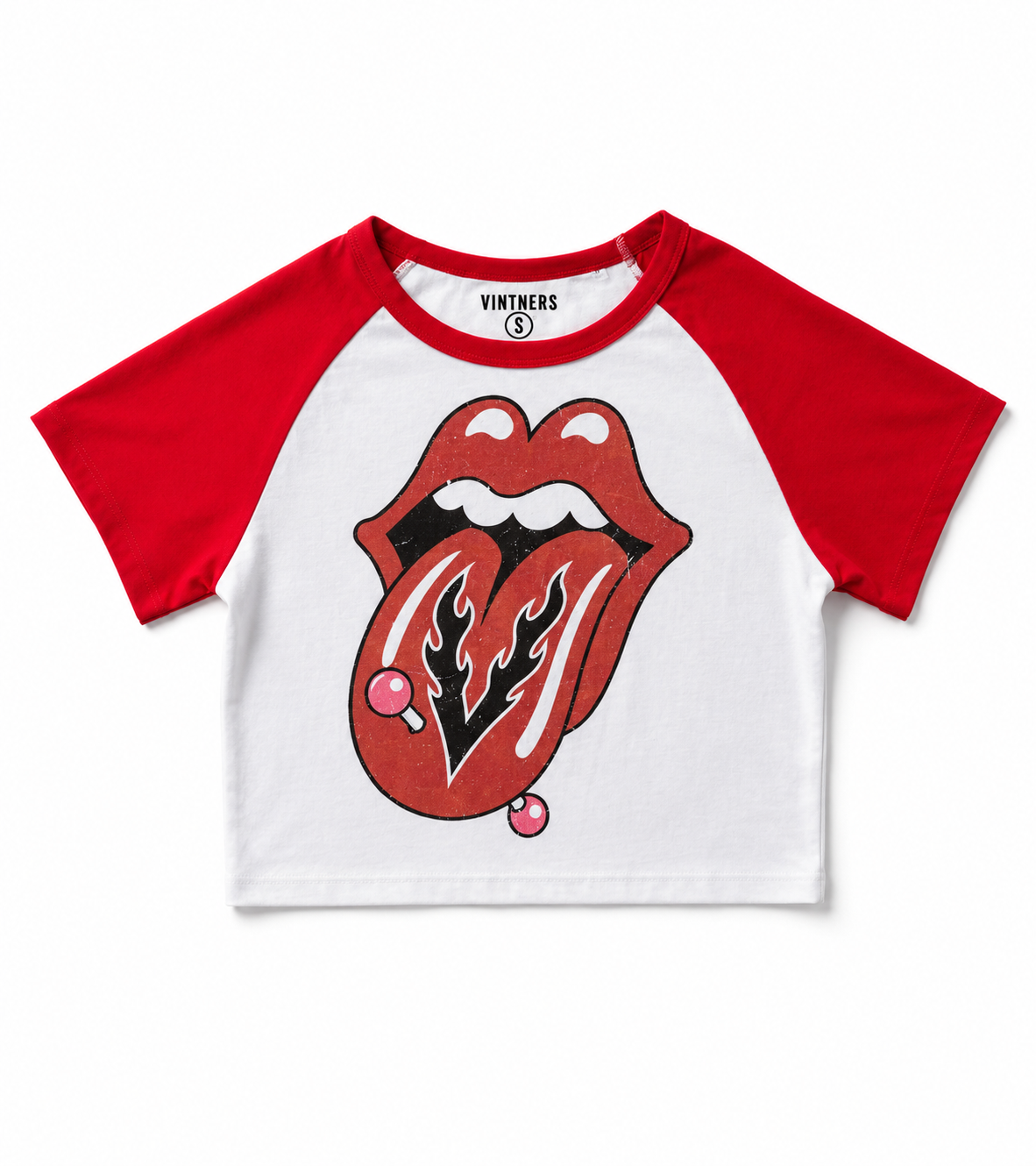 Cherry Burn Raglan Tee